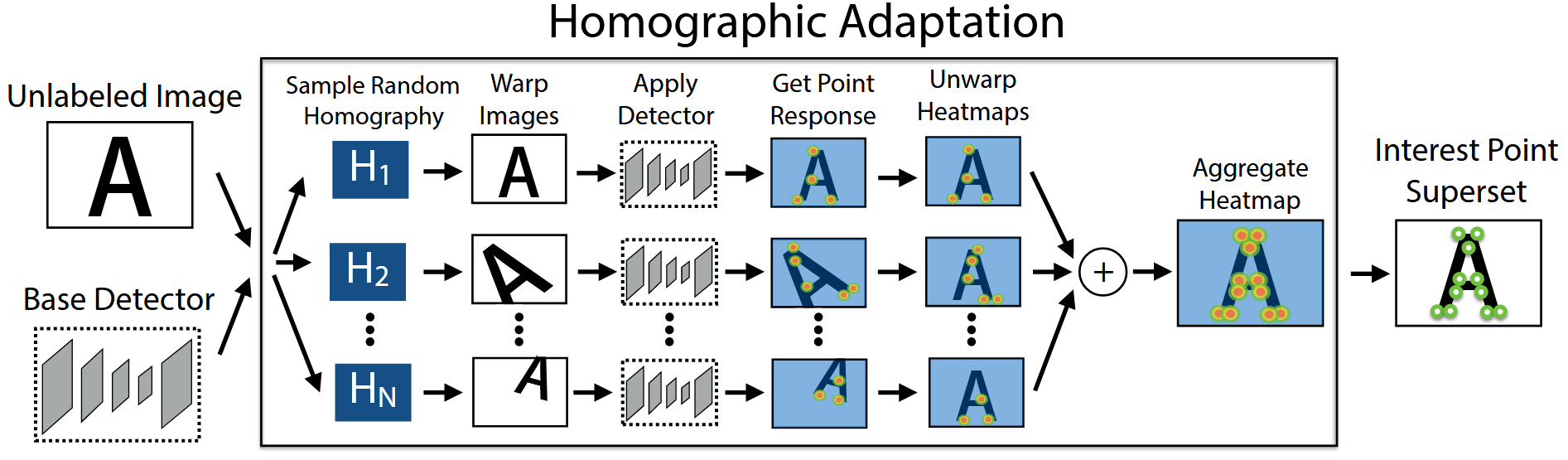自适应单应变换